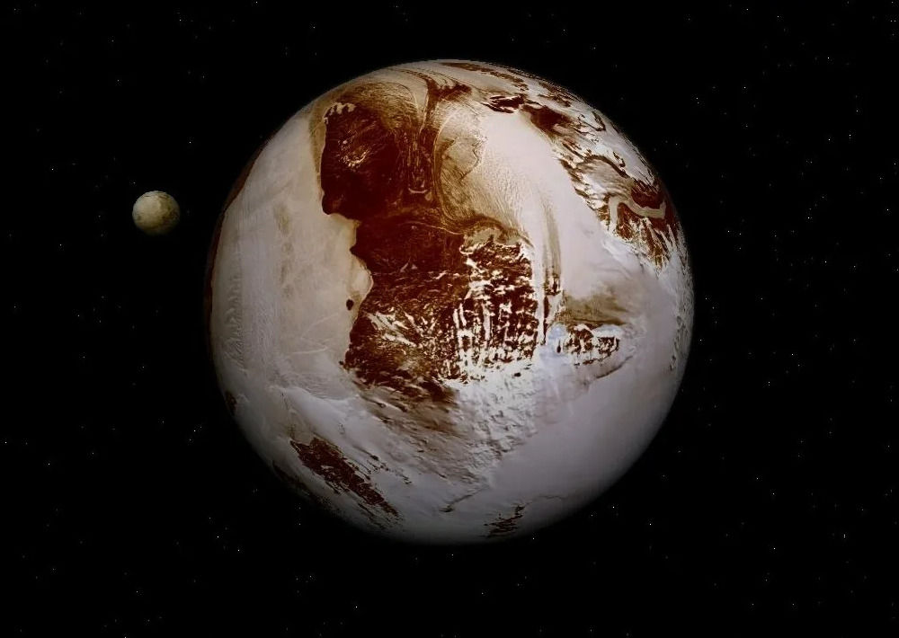 Поверхность планеты Плутон (+видеомонтаж)