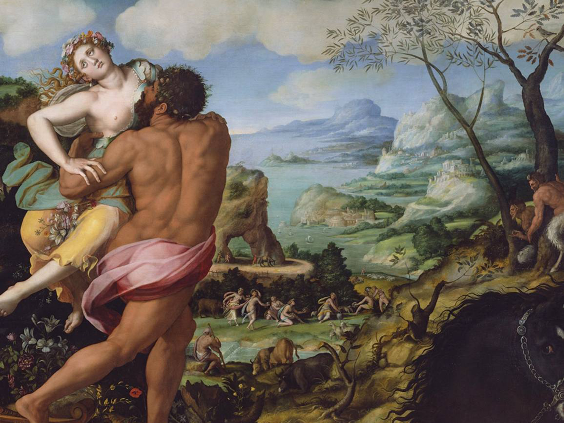 Похищение Персефоны», Аллори Алессандро, 1570.