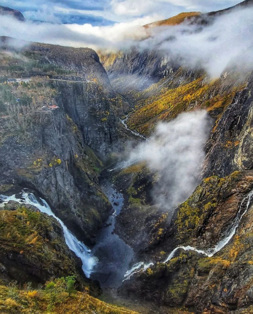 Норвегия - водопад Вёрингсфоссен