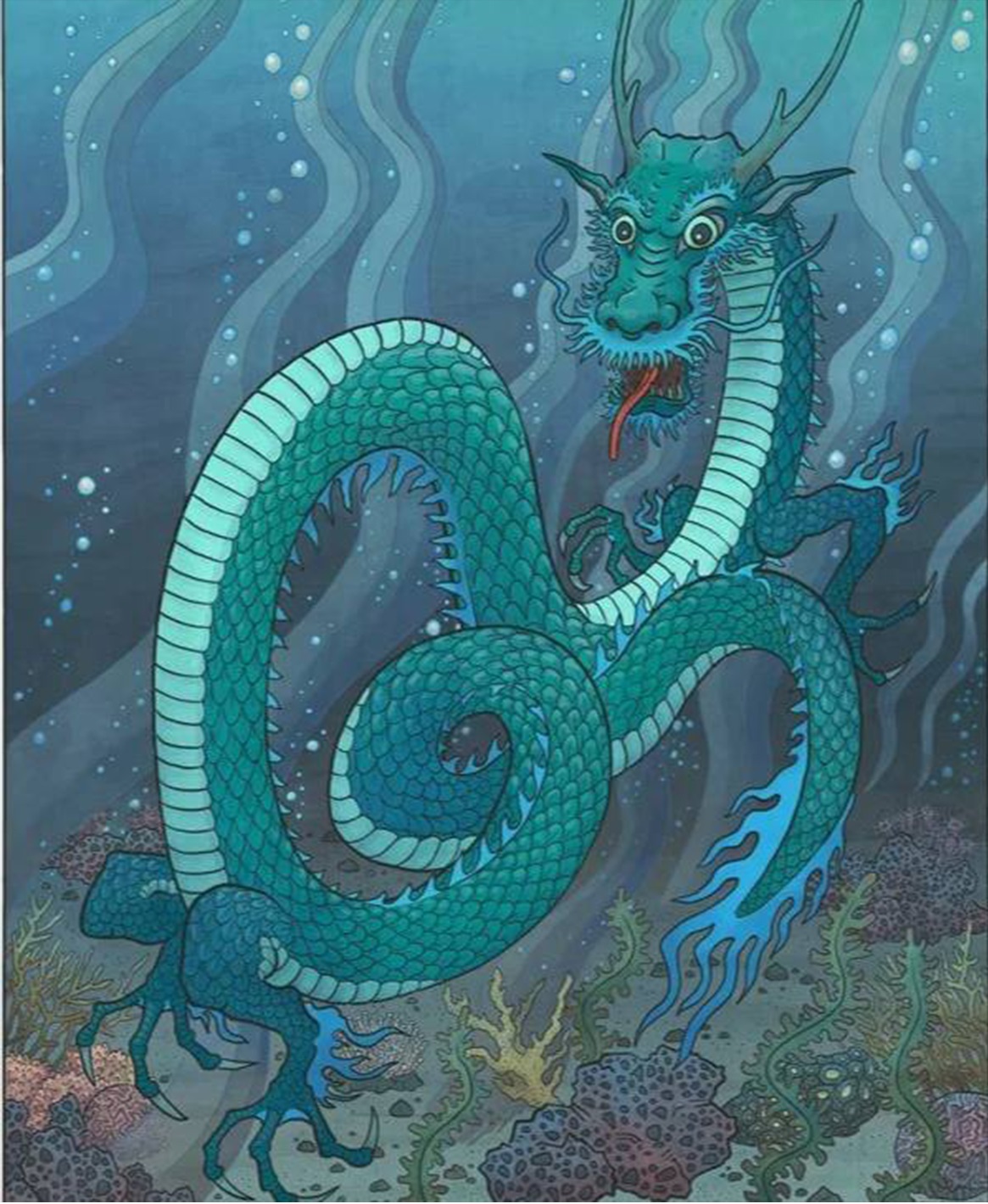 Морской дракон Япония Рюдзин