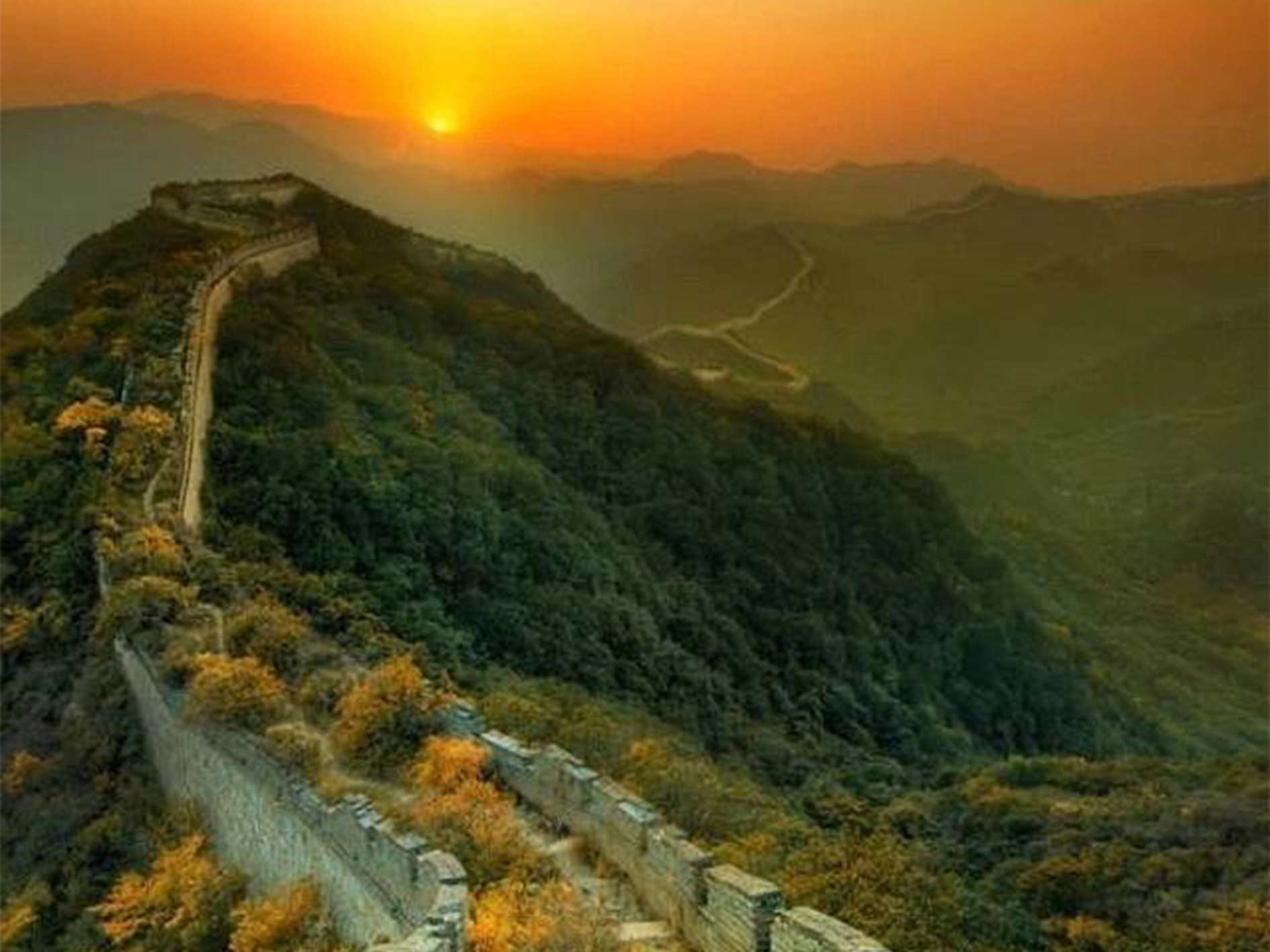 Великая Китайская стена - её заброшенная часть