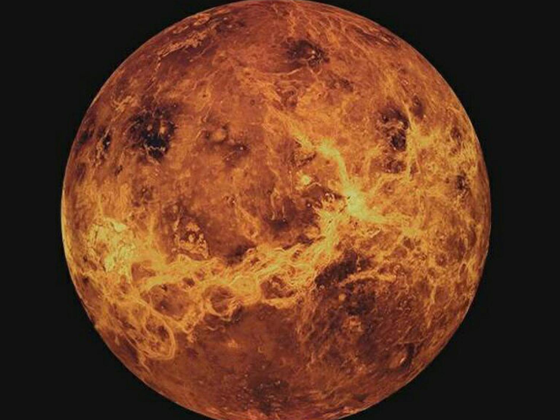 Ученые на Венере подсчитали около 1600 вулканов