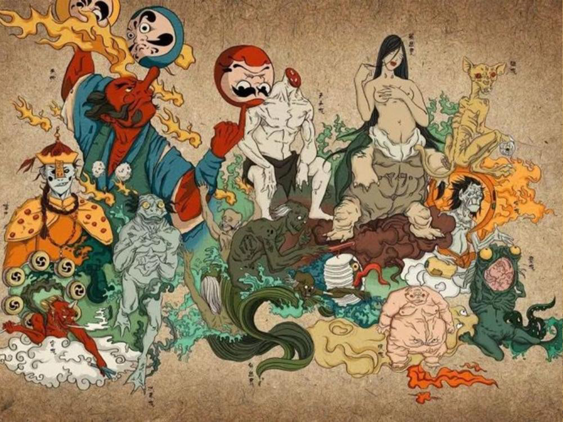 Демоны из японской мифологии