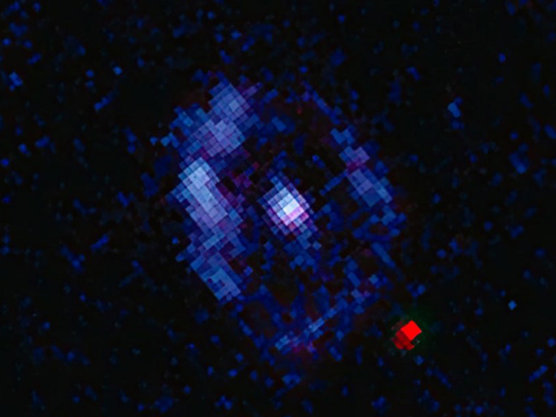 Карликовая черная дыра поглотила оказавшуюся рядом звезду