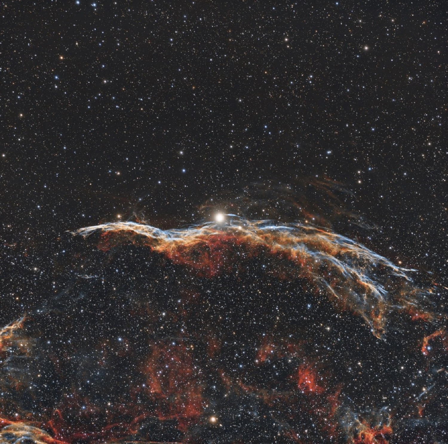 NGC 6960 - западный край туманности Вуаль