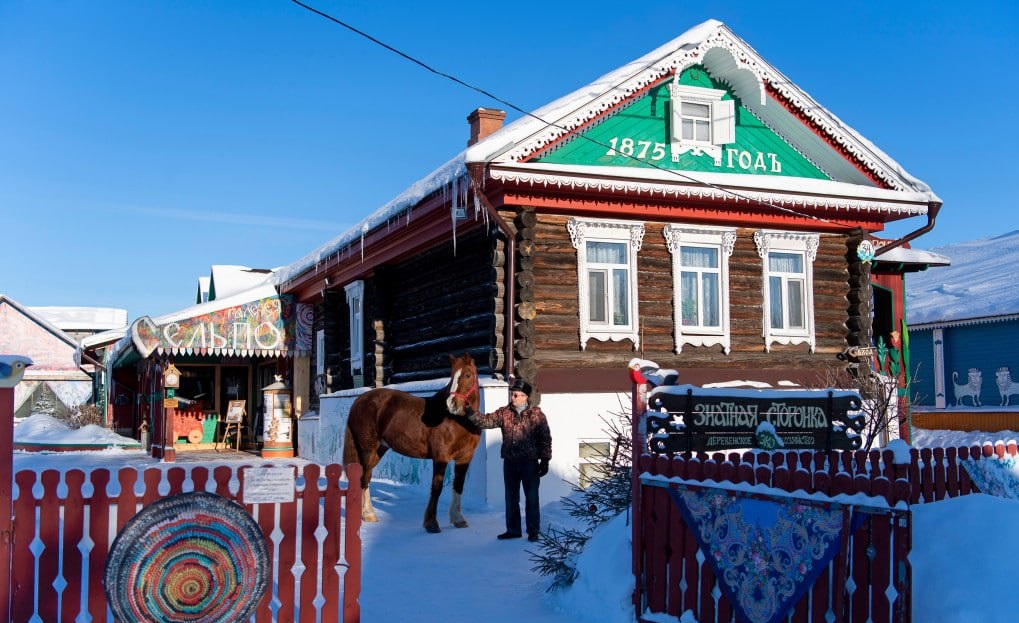 Плёс - тихий городок на берегу Волги