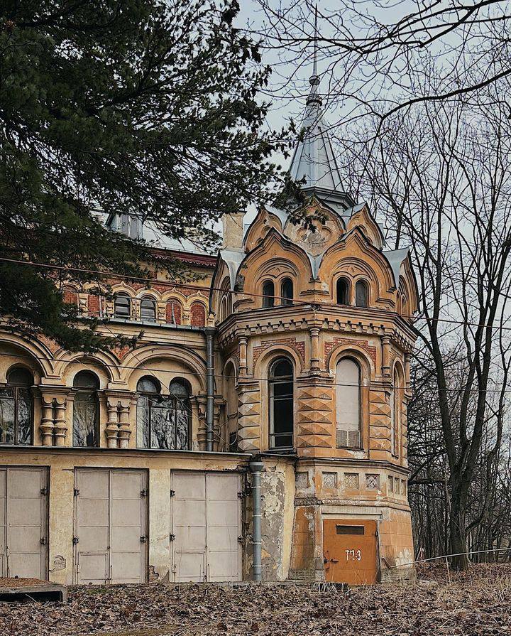 Усадьба Сосновка на правом берегу Невы